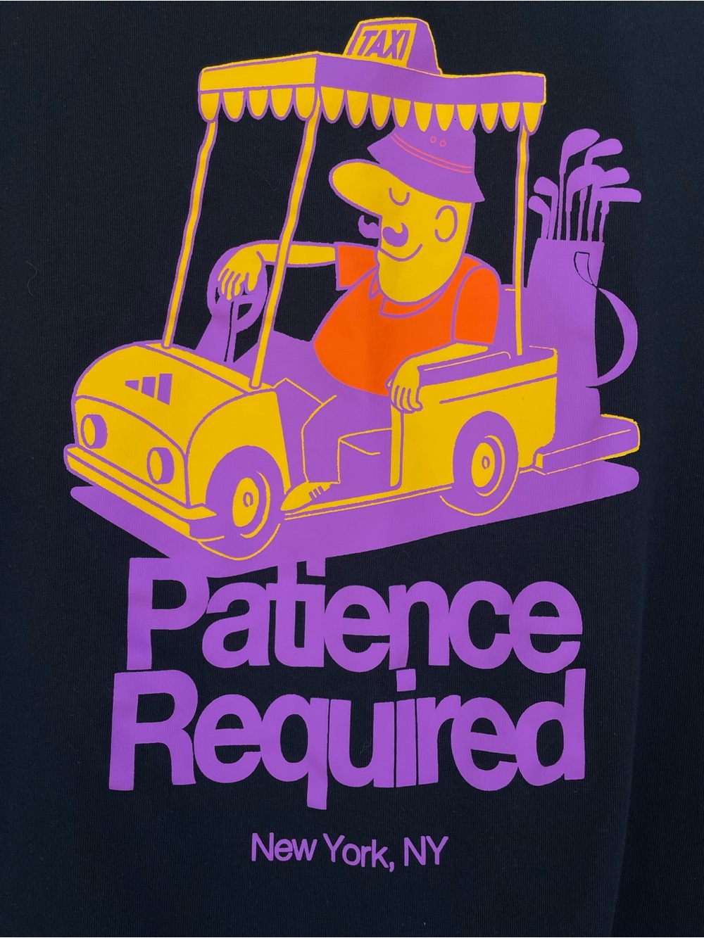 Adidas Golf Cart Taxi Graphic Tee XL